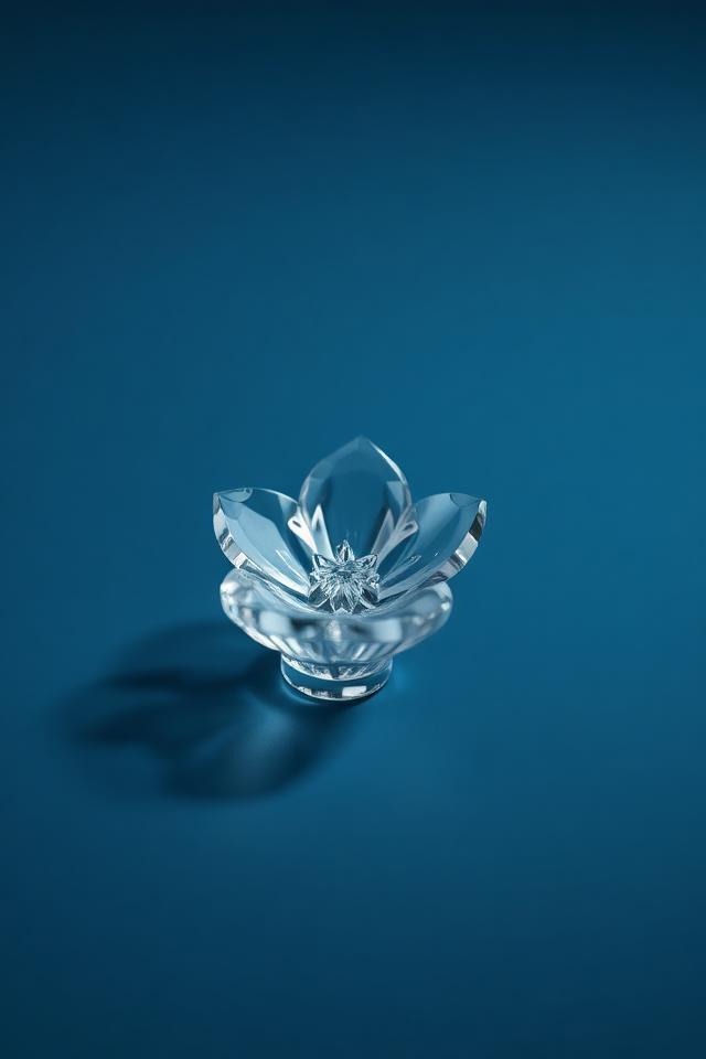 Botão de cristal